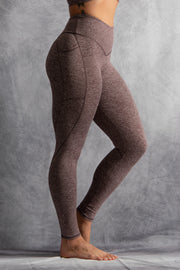 Blaze Leggings with Pockets - Bordeaux