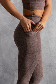 Blaze Leggings with Pockets - Bordeaux