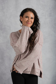 Orchid Wide Sleeve Light Sweater