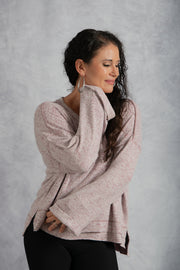 Orchid Wide Sleeve Light Sweater